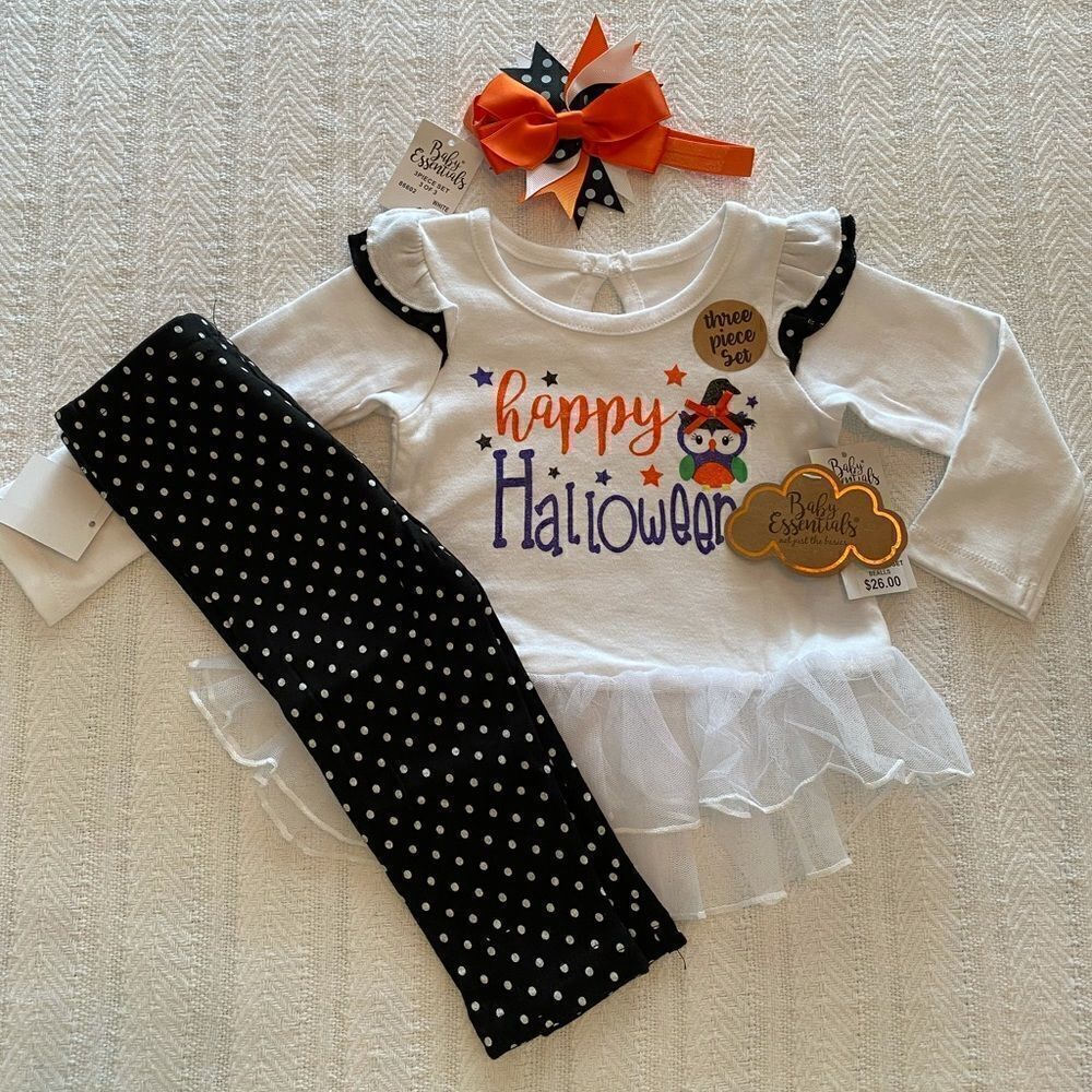 Baby Essentials 3-pc Happy Halloween Set